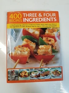 400 Three and Four Ingredient Cookbook Hardcover Jenny, Farrow, J - Picture 1 of 4