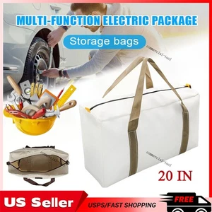 20inch Wide Mouth Tool Bag Waterproof Wrench Bag Cable Bag Machine Storage - Picture 1 of 17