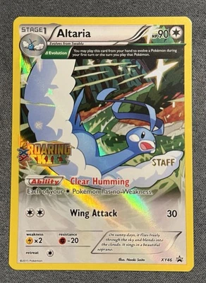 Pokemon 2015 XY Roaring Skies Altaria Staff Prerelease Holo Promo #XY46 - Image 1 of 2