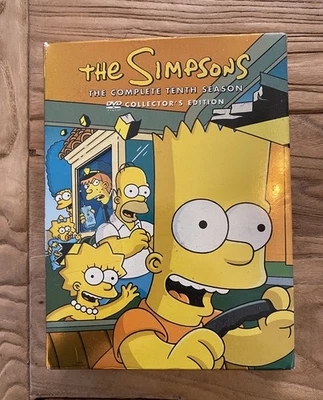 The Simpsons Complete Tenth 10 Season Collector's Edition DVD 2007 4 Disc Set - Image 1 of 4