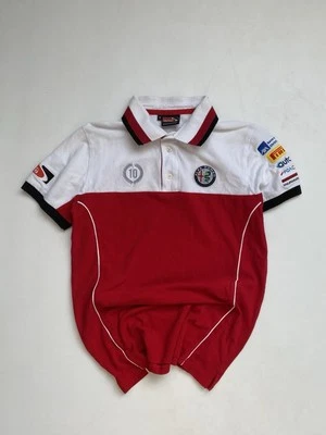 ALFA ROMEO F1 POLO T SHIRT ITALY RACING - Image 1 of 4