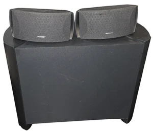 Bose CineMate Home Theater System Parts Only Subwoofer Speakers Cables No Remote - Picture 1 of 14