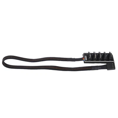 Host GehäUse PC KüHler LüFter Strom Kabel 1 Buchse zu 5 Stecker 4 Poliger S3891 - Bild 1 von 3