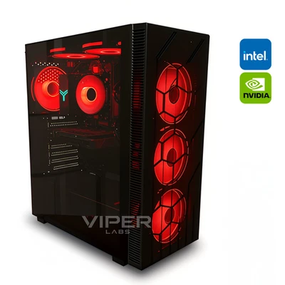 Gaming PC Intel i7 NVIDIA RTX 3050 5060 32GB DDR4 1TB SSD Windows 11 WiFi White - Image 1 of 3