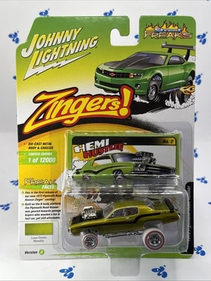 Raro Johnny Lightning Street Freaks Zingers! Plymouth Road Runner Chase 1973  Foto 1 de 4