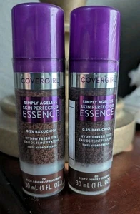 CoverGirl Simply Ageless Skin Perfector Essence Foundation 70 Rich Makeup Lot 2 - Picture 1 of 10