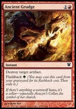 * mrm * FR/vf foil old grudges-ancient grudge mtg innistrad
