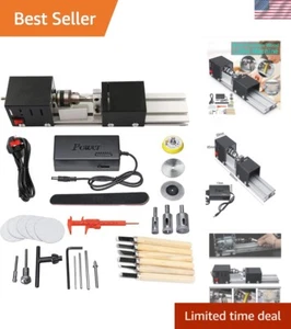 Multi-Functional DIY Woodworking Tool Lathe - Adjustable Speed 8000 RPM - Picture 1 of 9