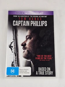 Captain Phillips DVD (Region 2,4,5) VGC Tom Hanks NEW CASE - Picture 1 of 5