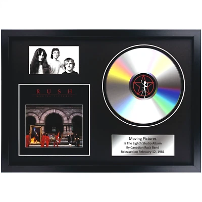 Rush – Moving Pictures / Memorabilia / Souvenir in black frame / Rock / interior - Image 1 of 4