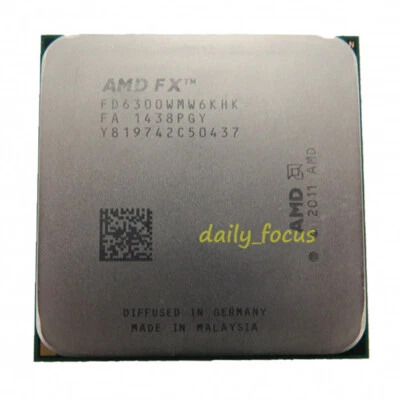 AMD FX FX-6100 FX-6200 FX-6300 FX-6350 SIX-CORE Socket AM3+ CPU Processor - Image 1 of 4