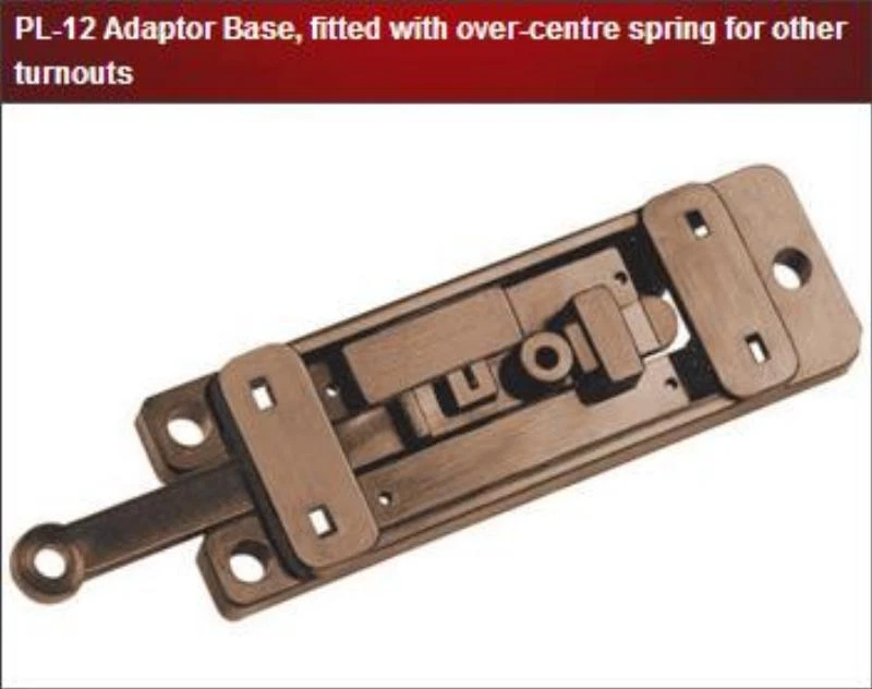 Peco PL-12 Turnout / Point Motor Adaptor Base Pk1 (With Spring) - Image 1 of 1