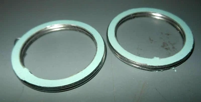Yamaha XVS950 V-Star XVZ12D Venture Royale XVZ13 Royal Star Exhaust Gaskets (2) - Image 1 of 2