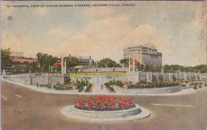 Oakes Garden Theatre Niagara Falls Ontario Canada Harris Litho Postcard - Picture 1 of 2