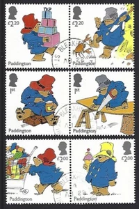 JUEGO DE 6 PARES DE OSOS PADDINGTON GRAN BRITAIN 2023 BUEN USADO - Imagen 1 de 1