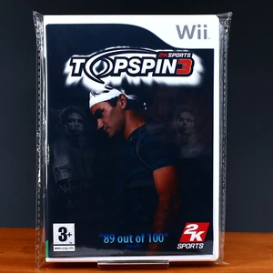 Topspin 3 ~ Nintendo Wii (w/ Manual, Safety Booklet, Receipt & Plastic Sleeve) - Picture 1 of 15