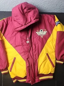 Washington Redskins Commanders Puffer Coat Jacket Mens SIze M Vintage Logo 7 - Picture 1 of 11