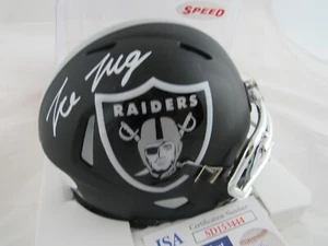 Trevon Moehrig Las Vegas Raiders Signed Autographed Speed Mini Helmet JSA - Picture 1 of 3