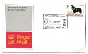27/6/1979 UK GB Cover - Royal Norfolk Show - Norwich Special Postmark - Picture 1 of 2