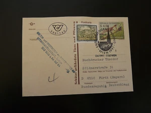 FDC card Austria 1991 insect Wien entomology day - Picture 1 of 1