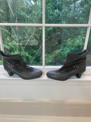 Nuevos Botines Cortos Rockport Cuero Gris - Talla 9.5M Foto 1 de 4