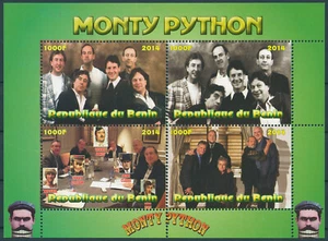 Estampillas Monty Python 2014 MNH comedia John Cleese Terry Gilliam Jones 4v M/S - Imagen 1 de 1