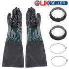 High Quality Sandblasting Non Slip Gloves with Holder for Sand Blast Cabinet