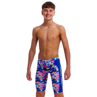 Funky Trunks Boys Wet Wave Eco Training Jammer Swimwear, Boys Swimsuit - Bild 1 von 4