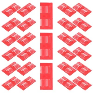 25 Pcs Wiring Buckle Fixing Device Office Wire Management Holder Cable Clips - Afbeelding 1 van 12