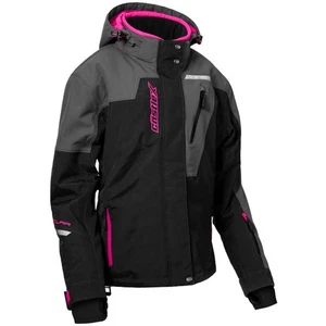 Castle X Womens Black/Charcoal/Pink GloPolar G2 Jacket - 71-4349 - Picture 1 of 2