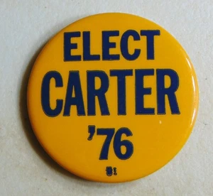 Jimmy Carter 1976 campaign pin button political - Picture 1 of 1