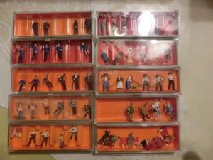 Spur H0 Konvolut 10 Preiser Figurenpackungen NEU/OVP ! - Bild 1 von 4