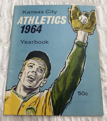 1964 Kansas City Athletics Baseball Yearbook - Image 1 of 4