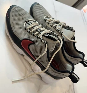 Nike Air Zoom Spiridon  Sneakers with Red Swoosh and Lace-Up Design Mens Size 10 - Picture 1 of 7