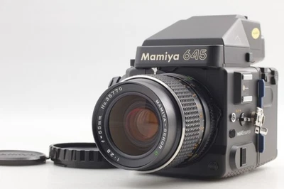 [NEAR MINT] Mamiya M645 Super AE Prism Finder Sekor C 55mm f2.8 Lens From JAPAN - Image 1 of 4