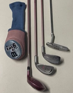 WILSON Golf Club Set Junior "It's a Girl Thing" RH, Driver, Iron, Wedge, Putter - Picture 1 of 9
