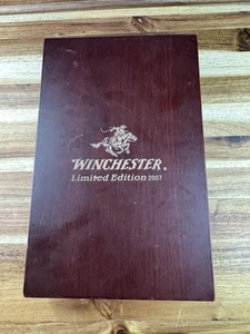 WINCHESTER 2007 LIMITED EDITION 3 MESSER PRÄSENTATIONSETUI HOLZBOX, OHNE MESSER! - Bild 1 von 3
