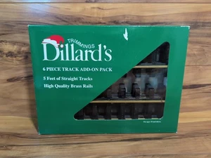 Adornos Dillards vintage 6 piezas pista complemento/pista recta Navidad - Imagen 1 de 4