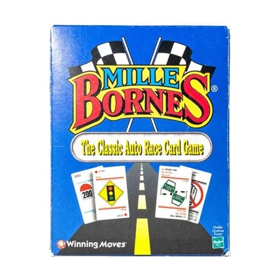 Mille Bornes - El clásico juego de cartas de carreras automáticas (edición 2000) caja justa/en muy buen estado Foto 1 de 2
