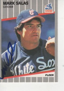 MARK SALAS SIGNED 1989 FLEER #511 - WHITE SOX - Picture 1 of 1