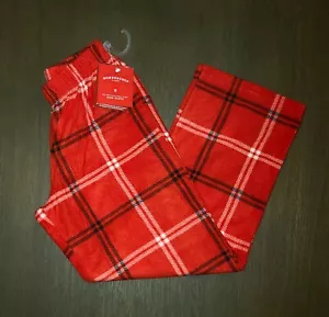 New Kids Wondershop Red Fleece Plaid Pajama Pants Size S 6-7 - Picture 1 of 1