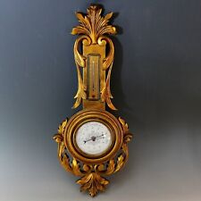  Vintage Mid 20th Century French Barometer Thermometer