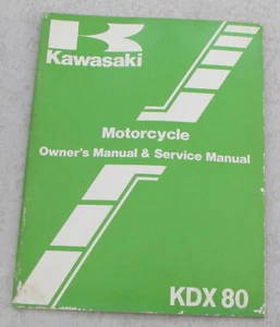 Kawasaki Owners Manual & Service Manual KDX80-B3 1982 - Picture 1 of 1