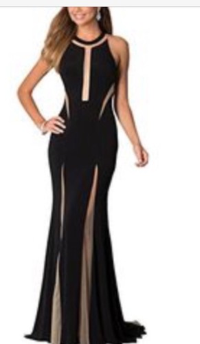 Robe Longue Sans Manches Sue & Joe Noir - Taille S | Neuf Avec Étiquettes | Style Maxi
