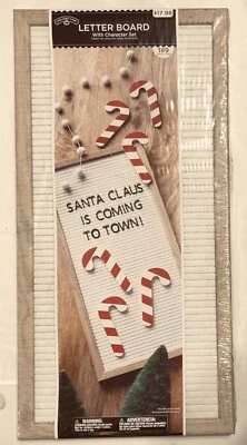 Letter Board with 189 Characters by Holiday Time. 20” Tall x 10” Wide, NEW - Image 1 of 4