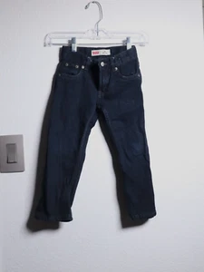 4 Reg Levis Girl Dark Denim Jeans - Picture 1 of 8