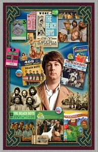 Brian Wilson and the Beach Boys Tribute poster - 11x17" - Vivid Colors! - Picture 1 of 4