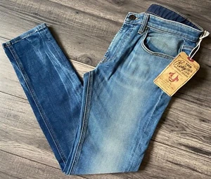 TRUE RELIGION GRACE NEW BOYFRIEND STRAIGHT LEG JEANS 28" X 29" BNWT - Imagen 1 de 12