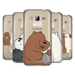OFFICIAL WE BARE BEARS CHARACTER ART SOFT GEL CASE FOR SAMSUNG PHONES 3 - Picture 1 of 13