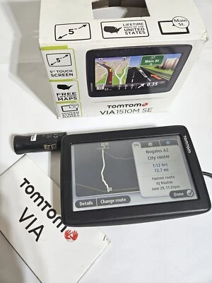 NEW- TomTom VIA 1510M SE 5" Automotive GPS Unit With Box - Image 1 of 4